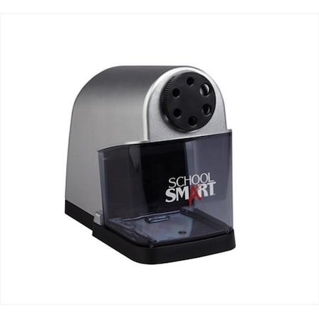 School Smart School Smart 091432 6-Hole Heavy Duty Non-Skid Steel Pencil Sharpener 91432